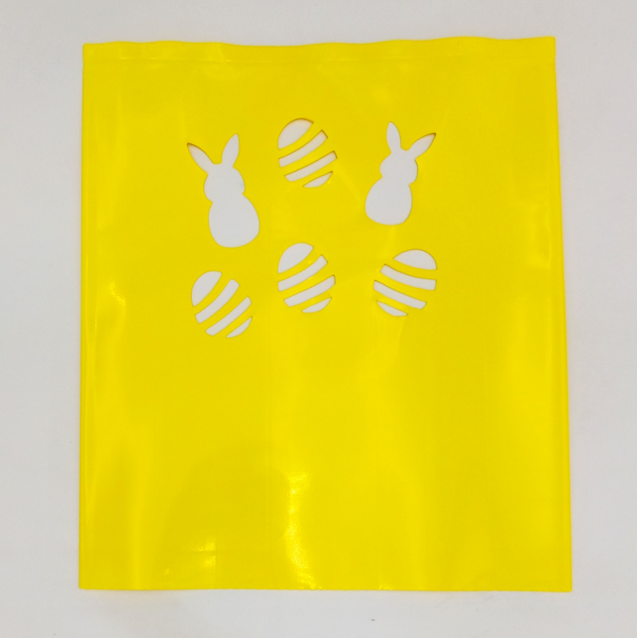 L10403 Pastel Yellow Bunnies & Eggs Luminarias Sleeve by RC Company LLC