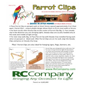 Parrot Clips Instructions