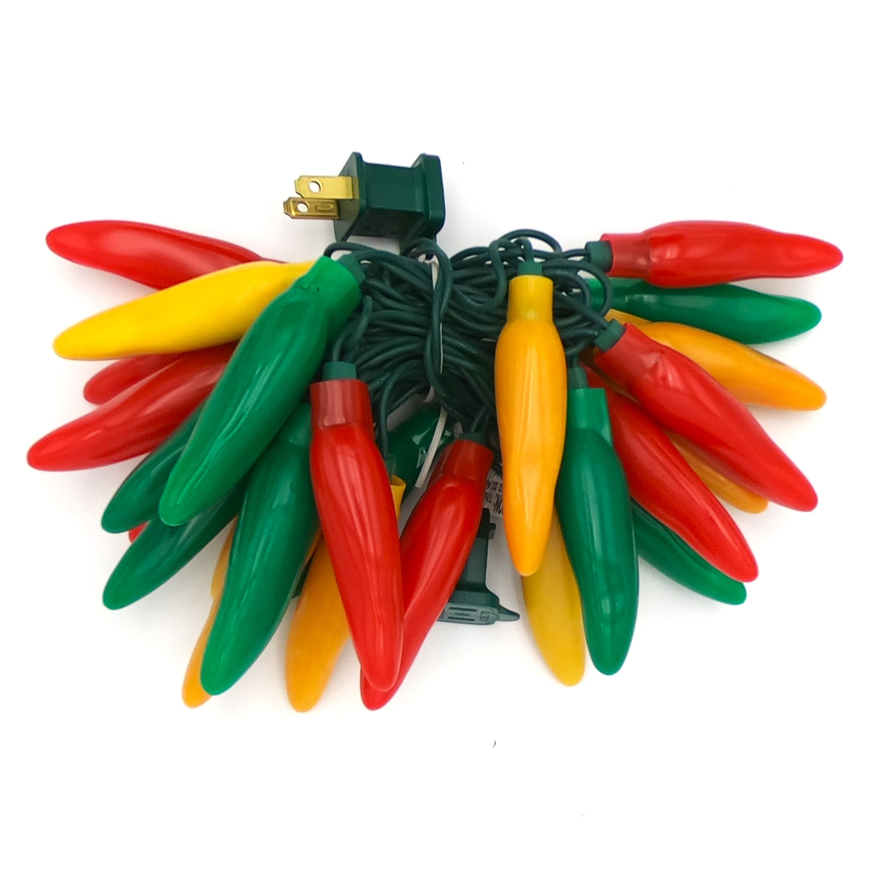 C16125 25 LED Multi-Color Chili Pepper Lights bunched by RC Company LLC