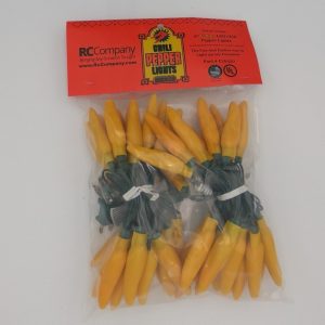 C16350 50 Yellow LED Chili Pepper Lights front by RC Company LLC