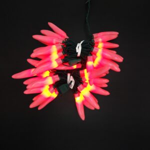 C16550 50 LED Pink Chili Pepper Lights bunched light by RC Company LLC