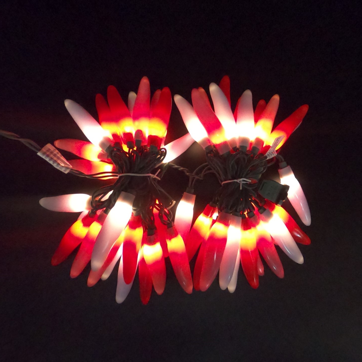 C17750 50 LED Sweetheart Chili Pepper Lights bunched light by RC Company LLC