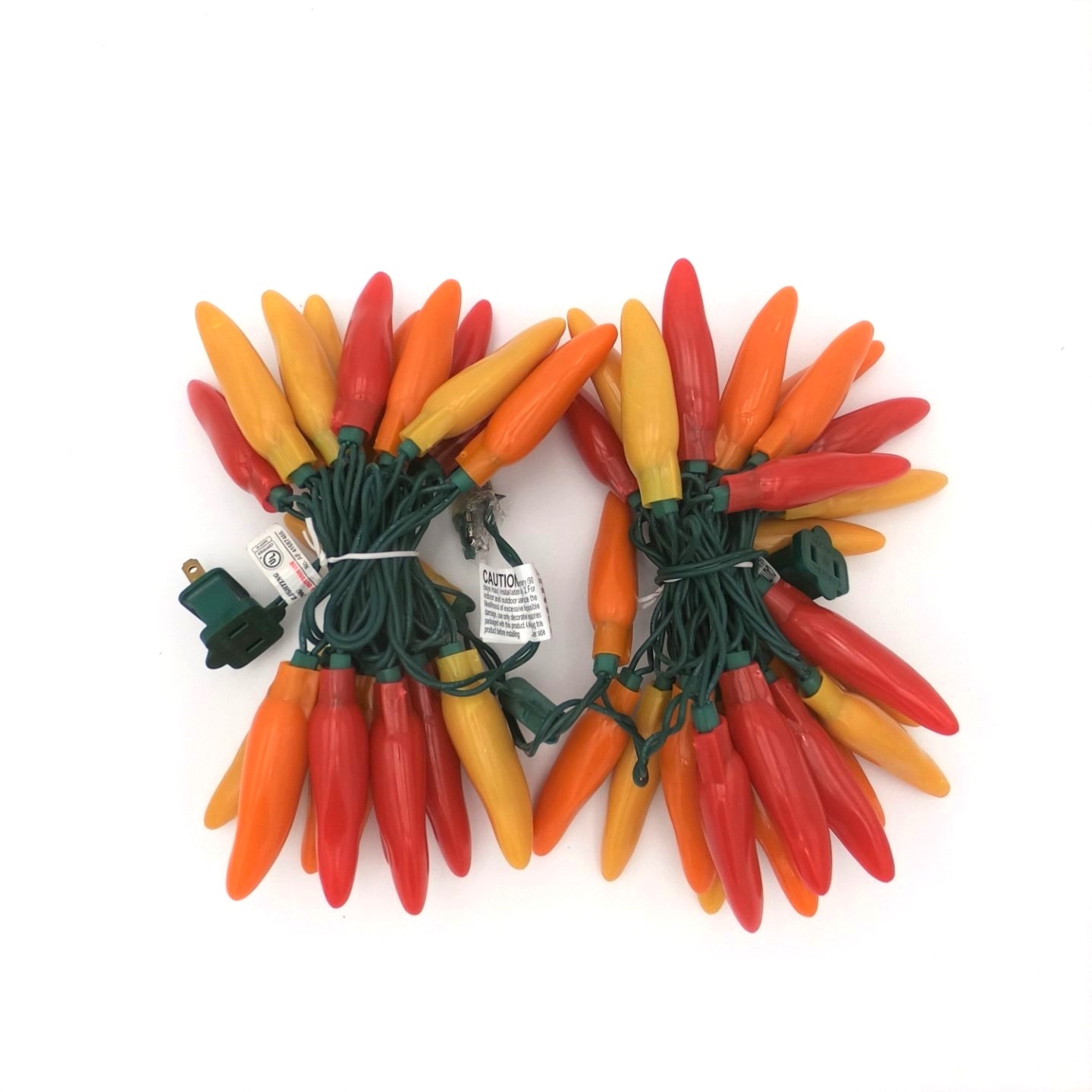 C17950 50 LED Thanksgiving Chili Pepper Lights bunched by RC Company LLC