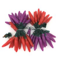50 LED Big Momma Hot Red & Purple Chili Pepper Lights (50 Lights