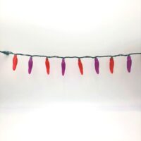 50 LED Big Momma Hot Red & Purple Chili Pepper Lights (50 Lights