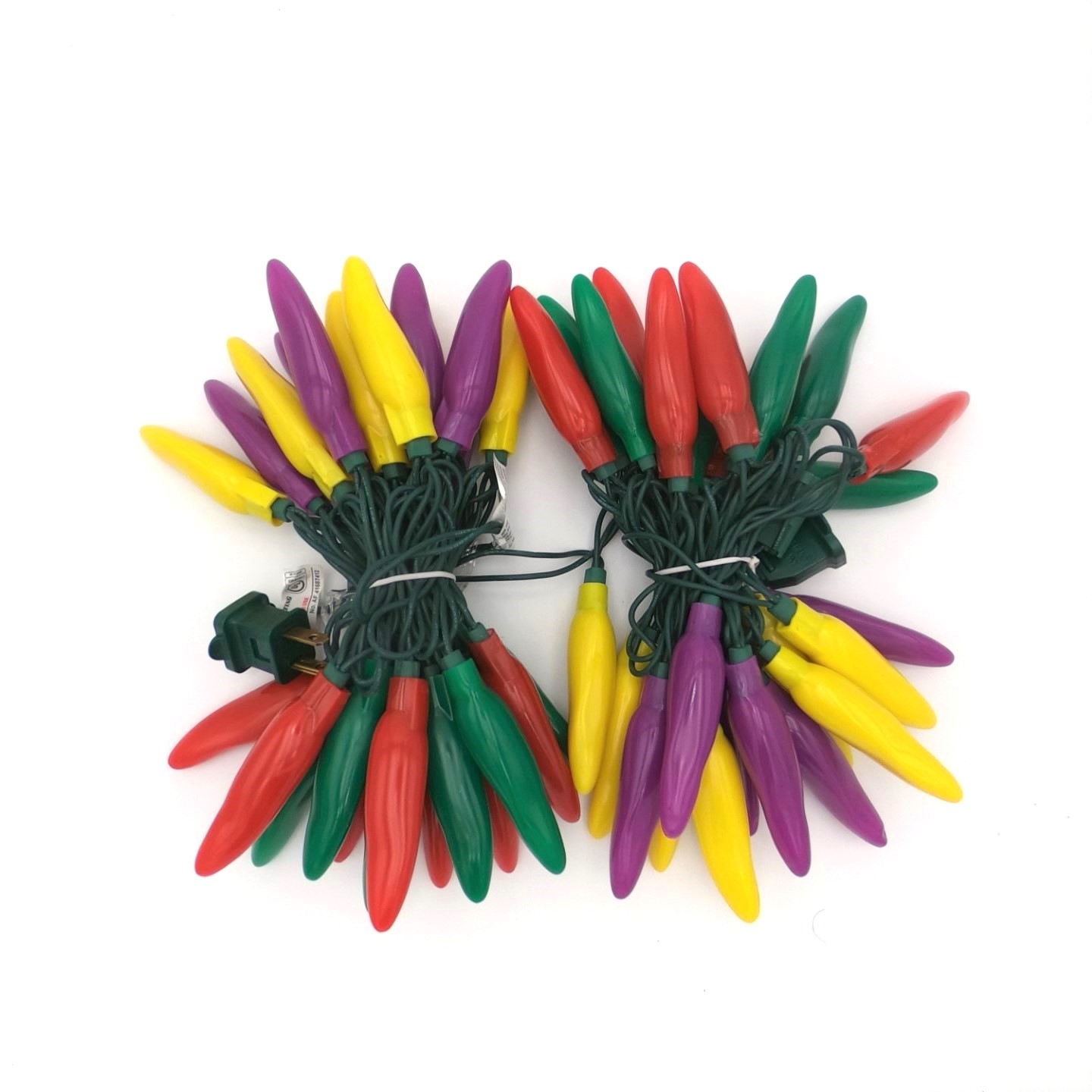 C18150 50 LED Party Chili Pepper Lights bunched by RC Company LLC