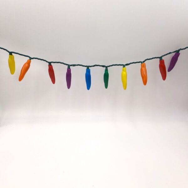 50 LED Rainbow Red, Orange, Yellow, Green, Blue, & Purple Chili