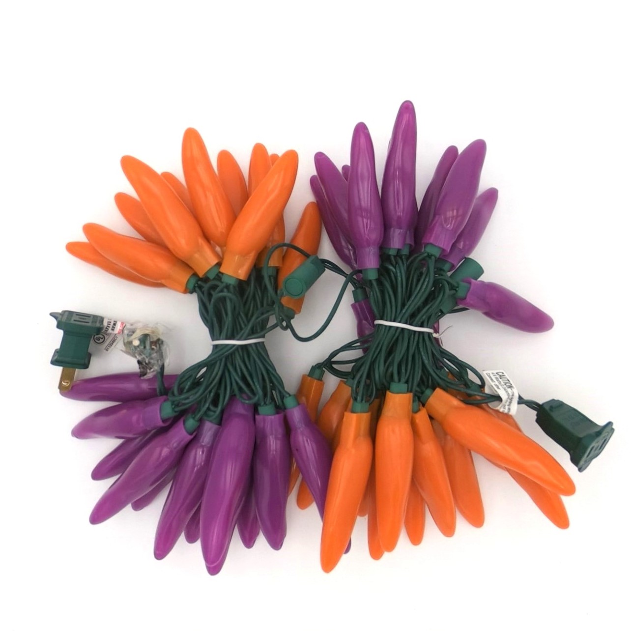 C18350 50 LED Halloween Chili Pepper Lights bunched by RC Company LLC