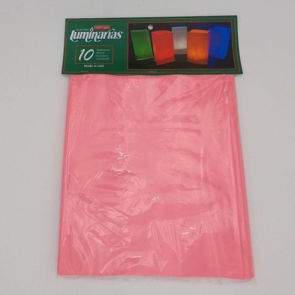 L10062 10 pk Pink Luminarias Sleeves by RC Company LLC