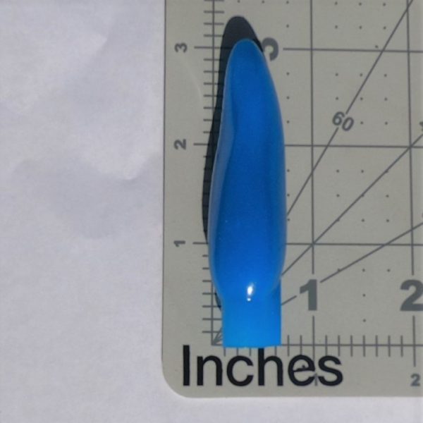 LED Blue Chili Pepper with Measurements by RC Company LLC