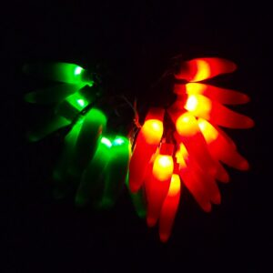 C17225 25 LED Christmas Chili Pepper Lights Bunched light by RC Company LLC