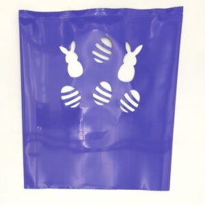 L10402 Pastel Purple Bunnies & Eggs Luminarias Sleeve by RC Company LLC