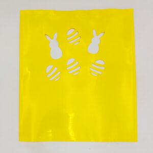 L10403 Pastel Yellow Bunnies & Eggs Luminarias Sleeve by RC Company LLC