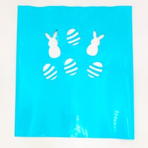 L10404 Pastel Blue Bunnies & Eggs Luminarias Sleeve by RC Company LLC