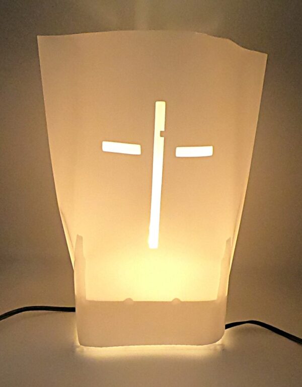 L10777 10 pack White Cross Sleeves Open top by RC Company LLC