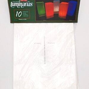 L10777 10 pack White Cross Sleeves Sealed Front by RC Company LLC